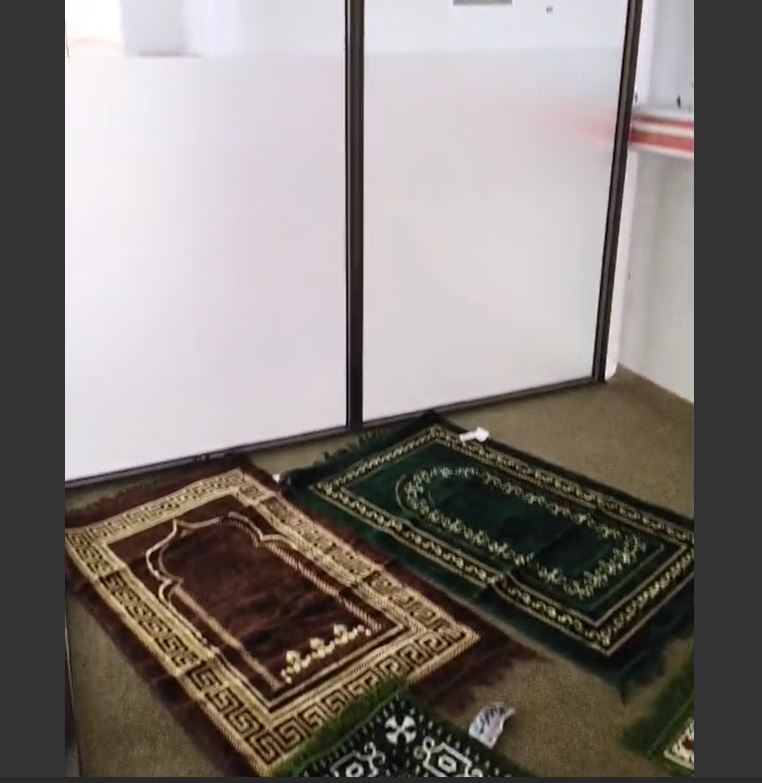 Female Prayer area at Sargodha Teaching Hospital